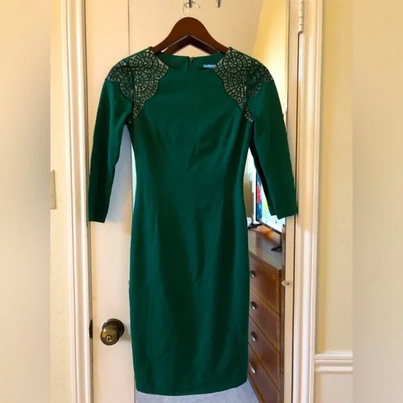 green emerald velvet dress Antonio Melani Born on Fifth Green Black and Navy Plaid One Shoulder S –  The Saved Collection